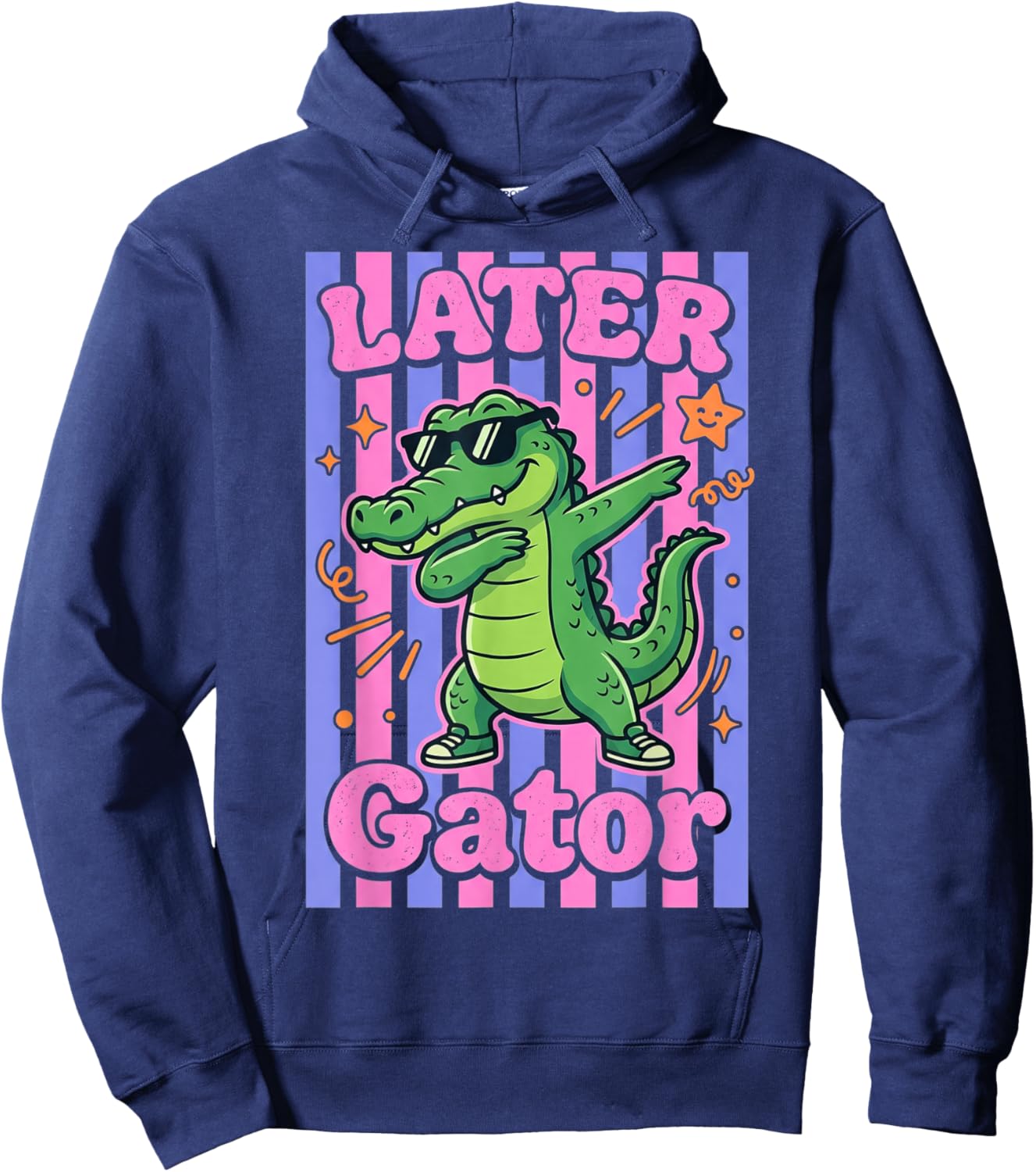 Alligator See You Later Teacher Summer Last Day of School Hoodie - Hoodie | Navy