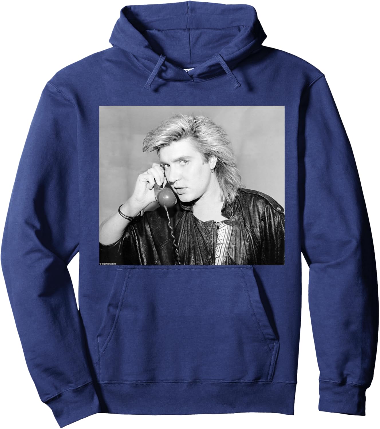 Duran Duran Simon Le Bon Pop Quiz Show Virginia Turbett Hoodie - Hoodie | Navy