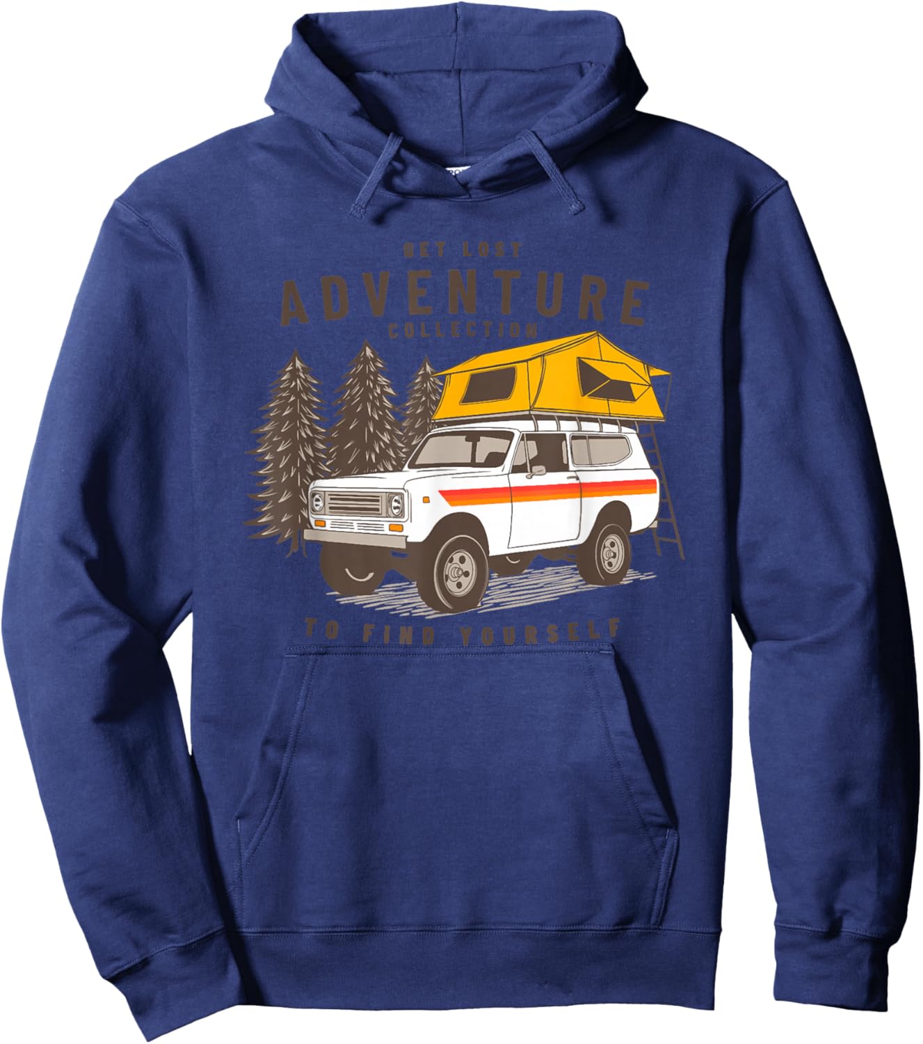 International scout 2 to find your self camping car Hoodie - Hoodie | Navy