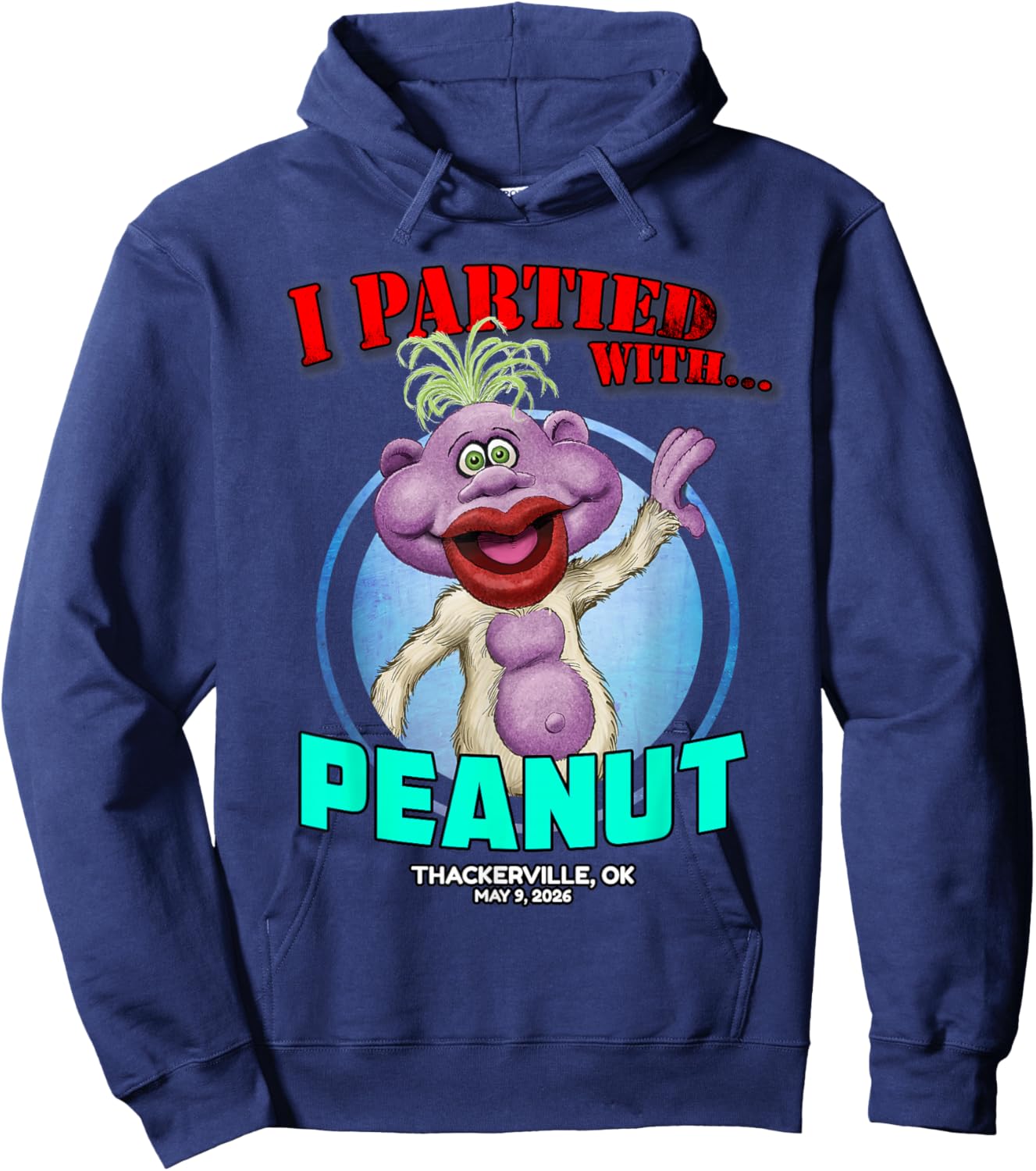 Peanut Thackerville, OK (2026) Hoodie - Hoodie | Navy