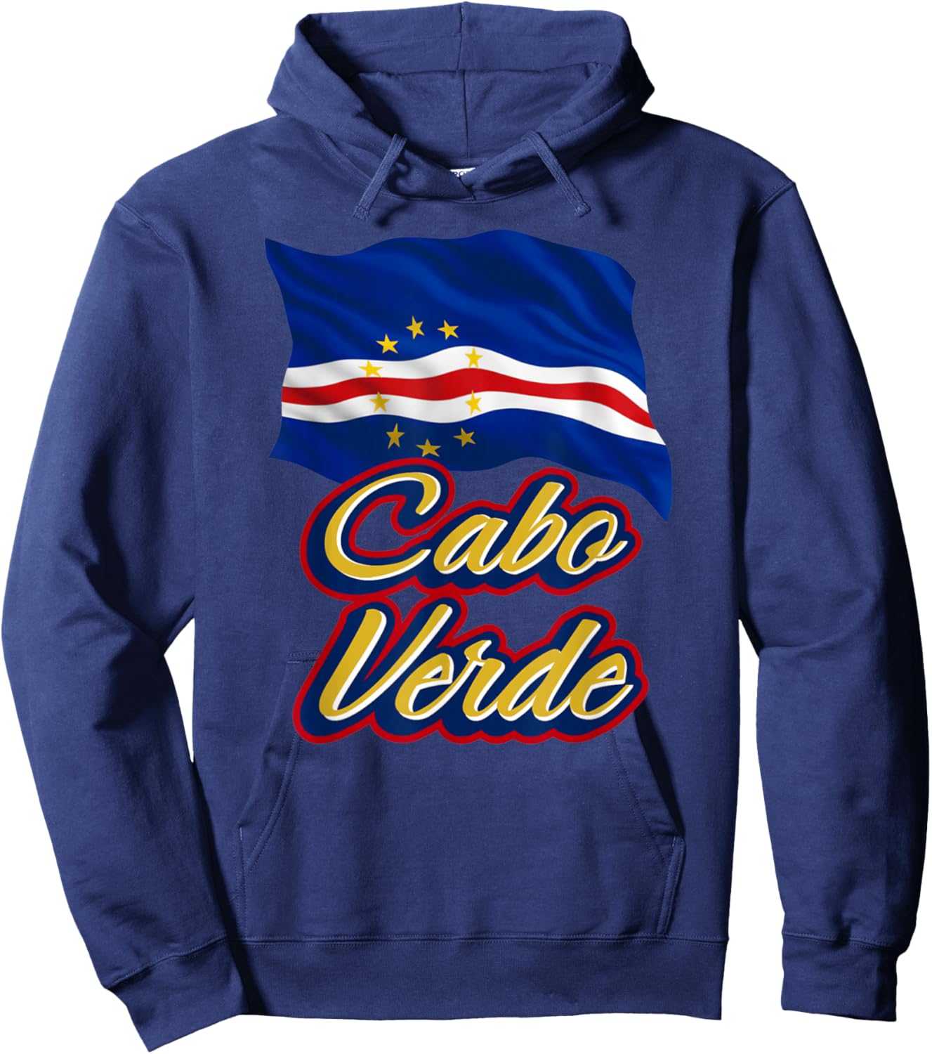 Cabo Verde Flagge Afrikanische Männer Frauen Kinder Kap Verde Hoodie - Hoodie | Navy