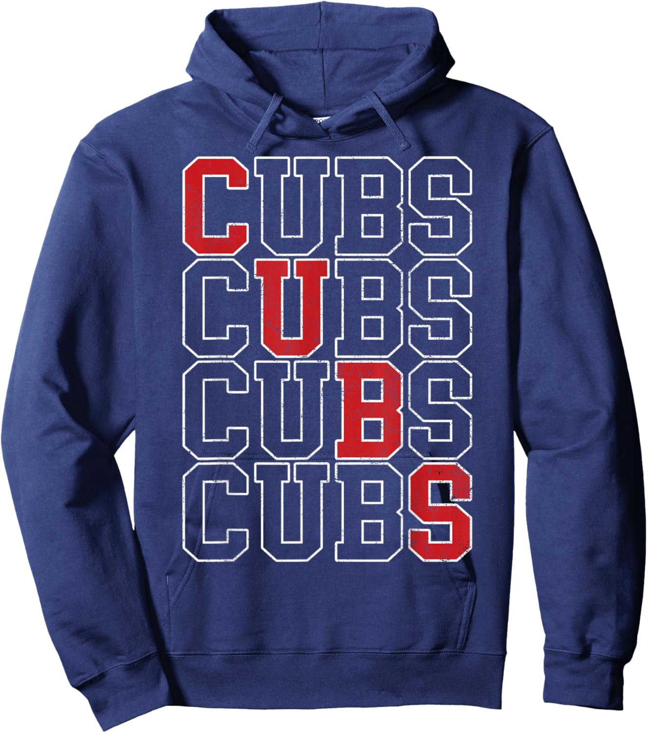 Vintage Cubs Gifts Women Boys Girls Kids Hoodie - Hoodie | Navy