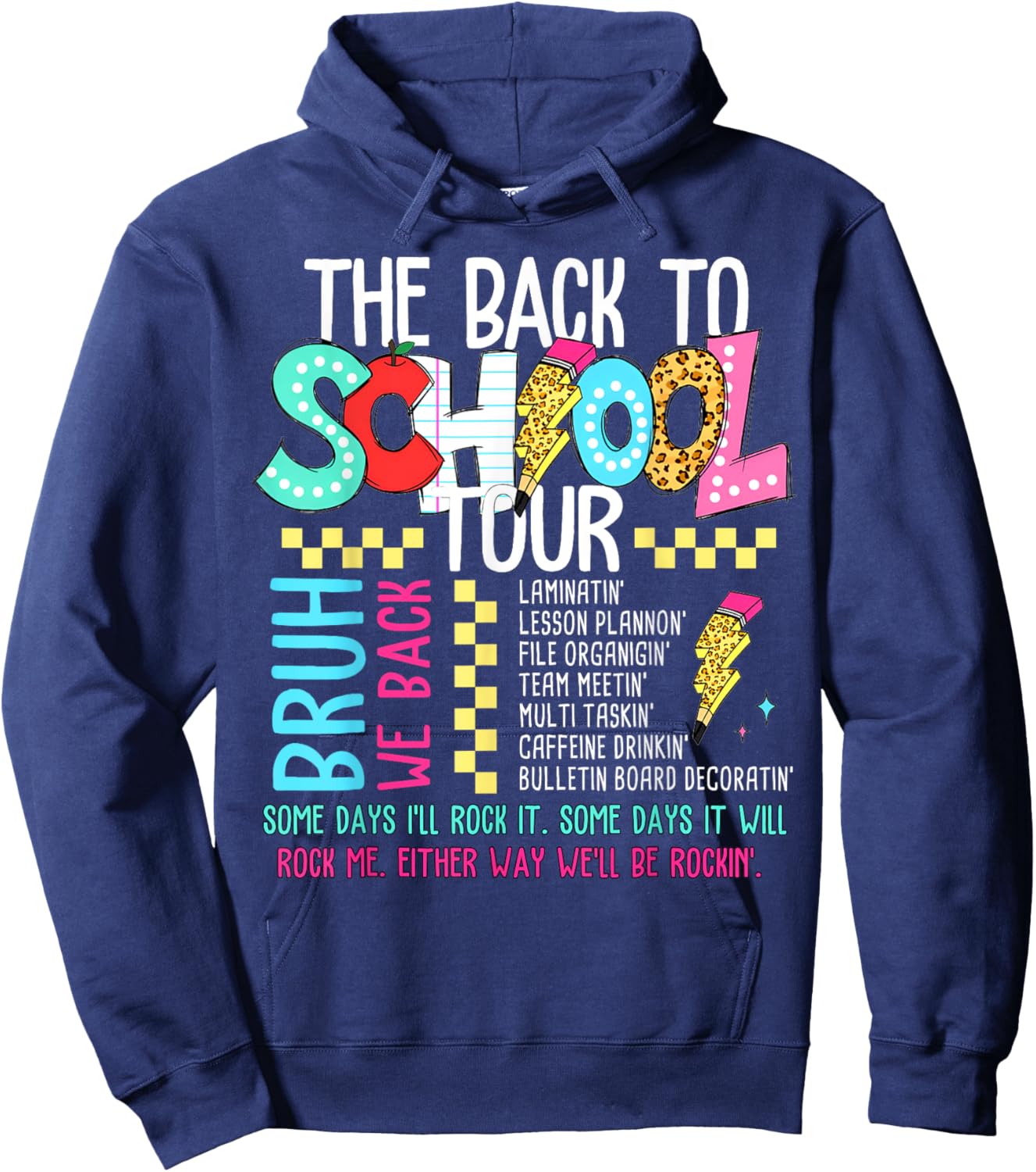 The Back To School Tour Hoodie - Hoodie | Navy