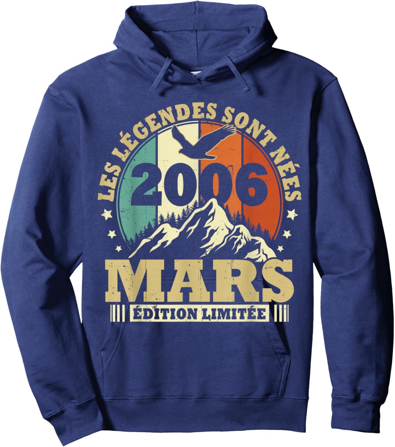 Les légendes sont Nées en Mars 2006, Anniversaire 20 Ans Hoodie - Hoodie | Navy
