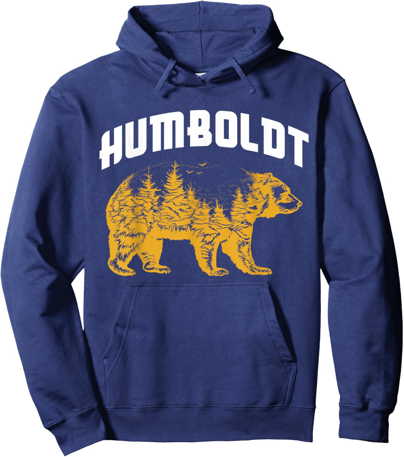 Humboldt County California Bear Mountain Outdoors Hoodie - Hoodie | Navy