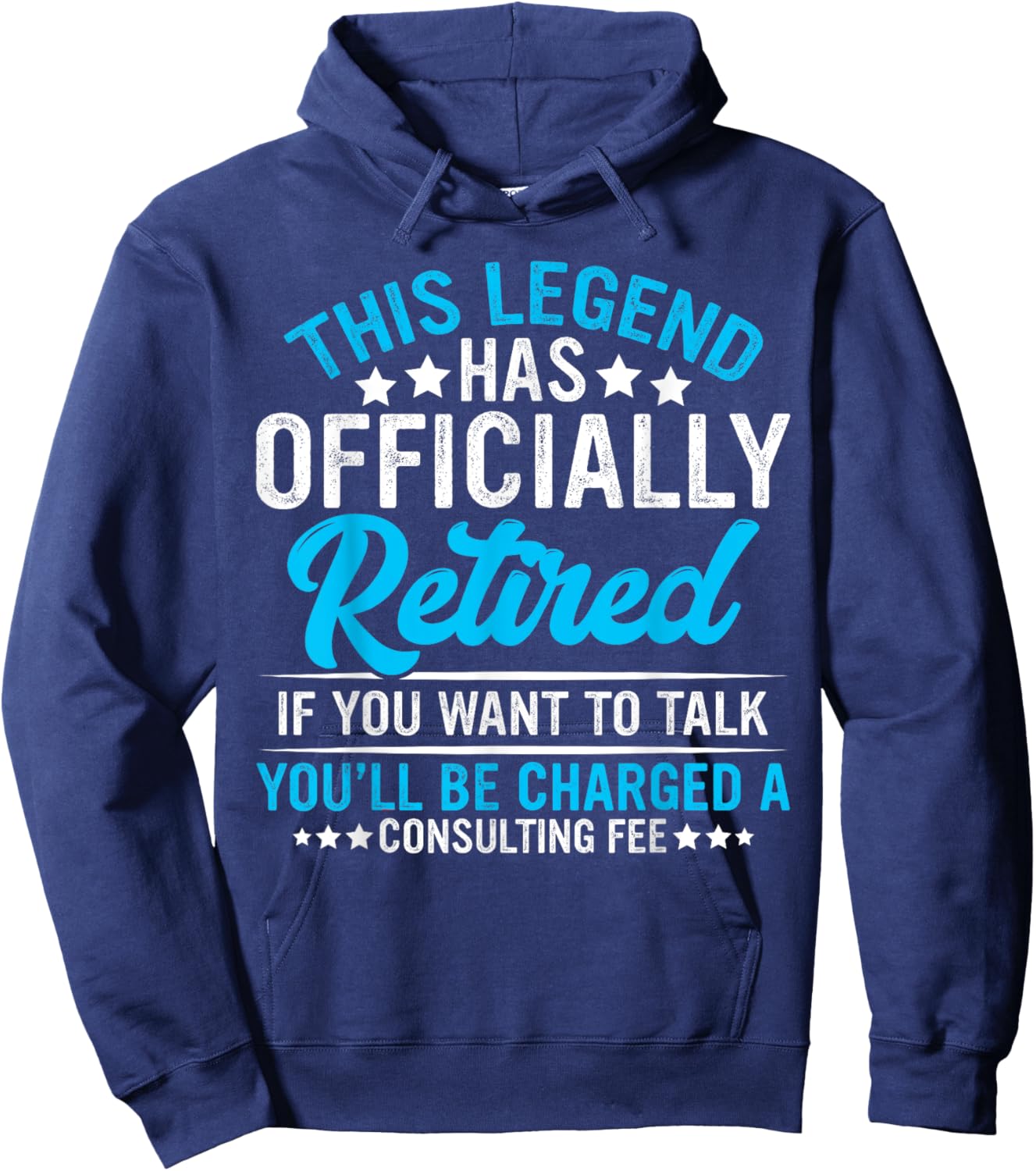 The Legend Has Officially Retired Funny Retired Retirement Hoodie - Hoodie | Navy