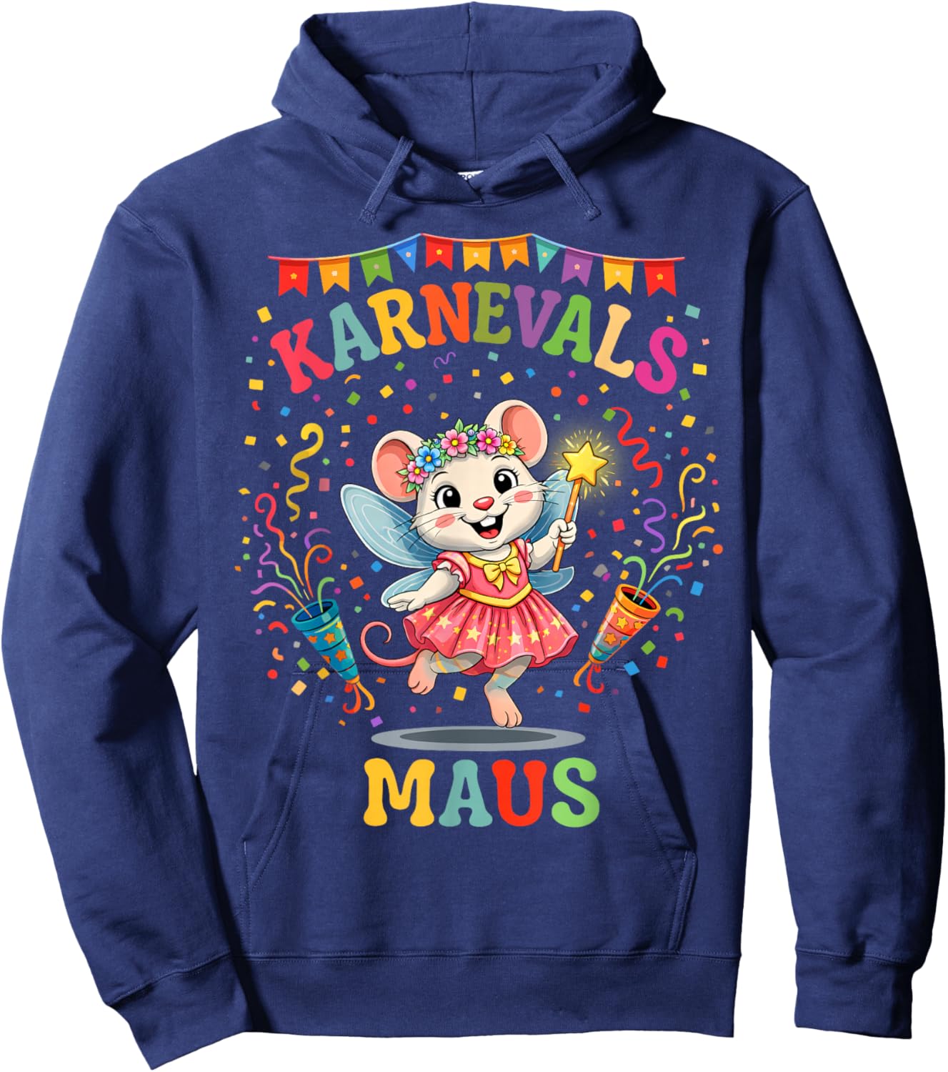 Carnival Costume Cute Carnival Mouse Fancy Dress Carnival Hoodie - Hoodie | Navy