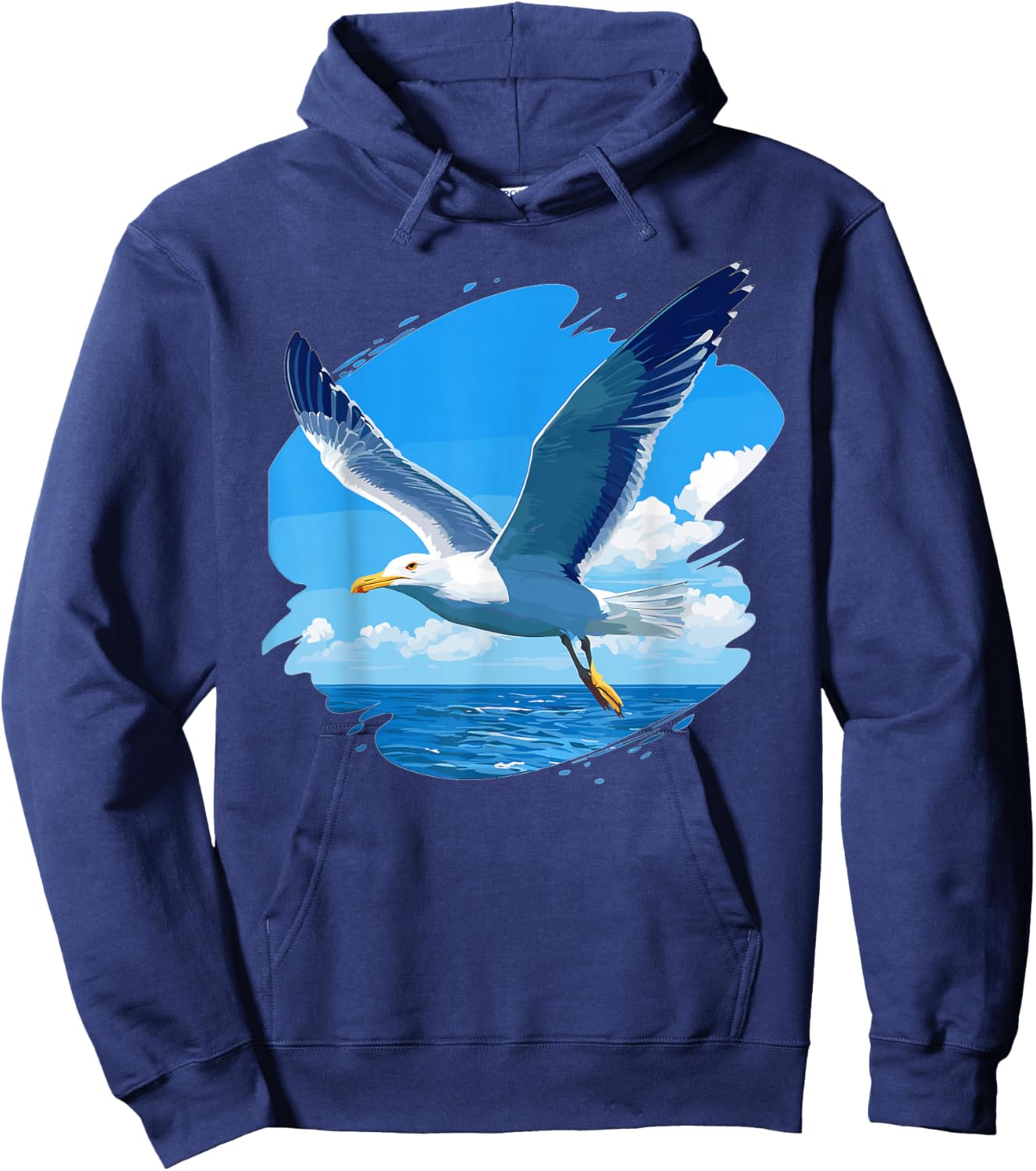 T-Shirt Hoodie - Hoodie | Navy