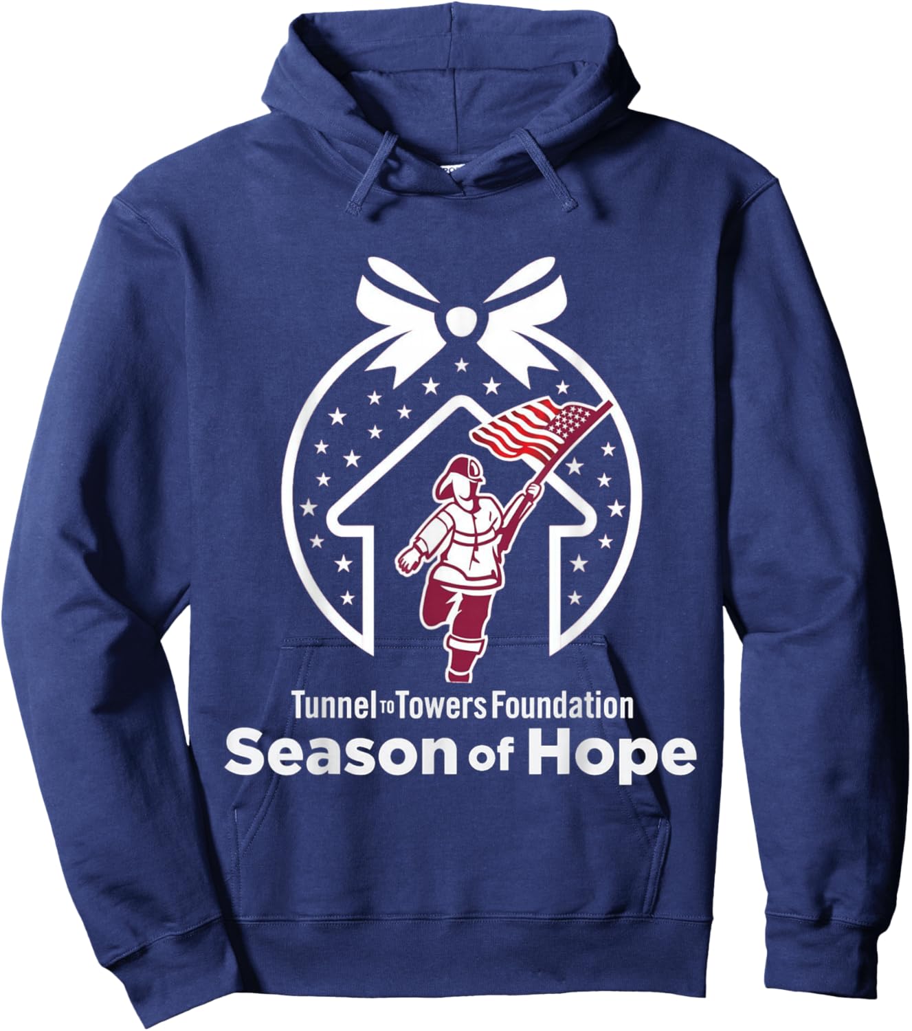 Tunnel to Towers, Meaningful Gift, Honor, Warm Christmas Hoodie - Hoodie | Navy