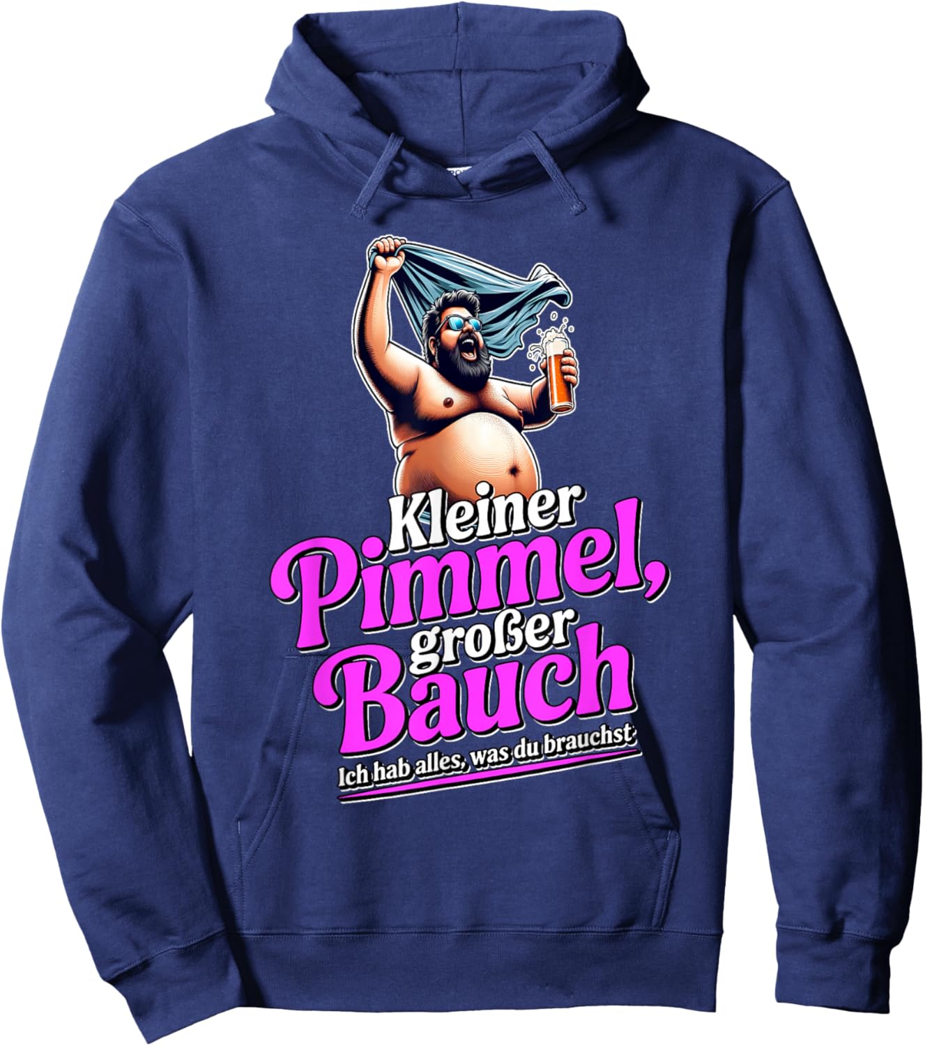 Kleiner Penis - Kleiner Schwanz - Malle Hit 2025 Hoodie - Hoodie | Navy