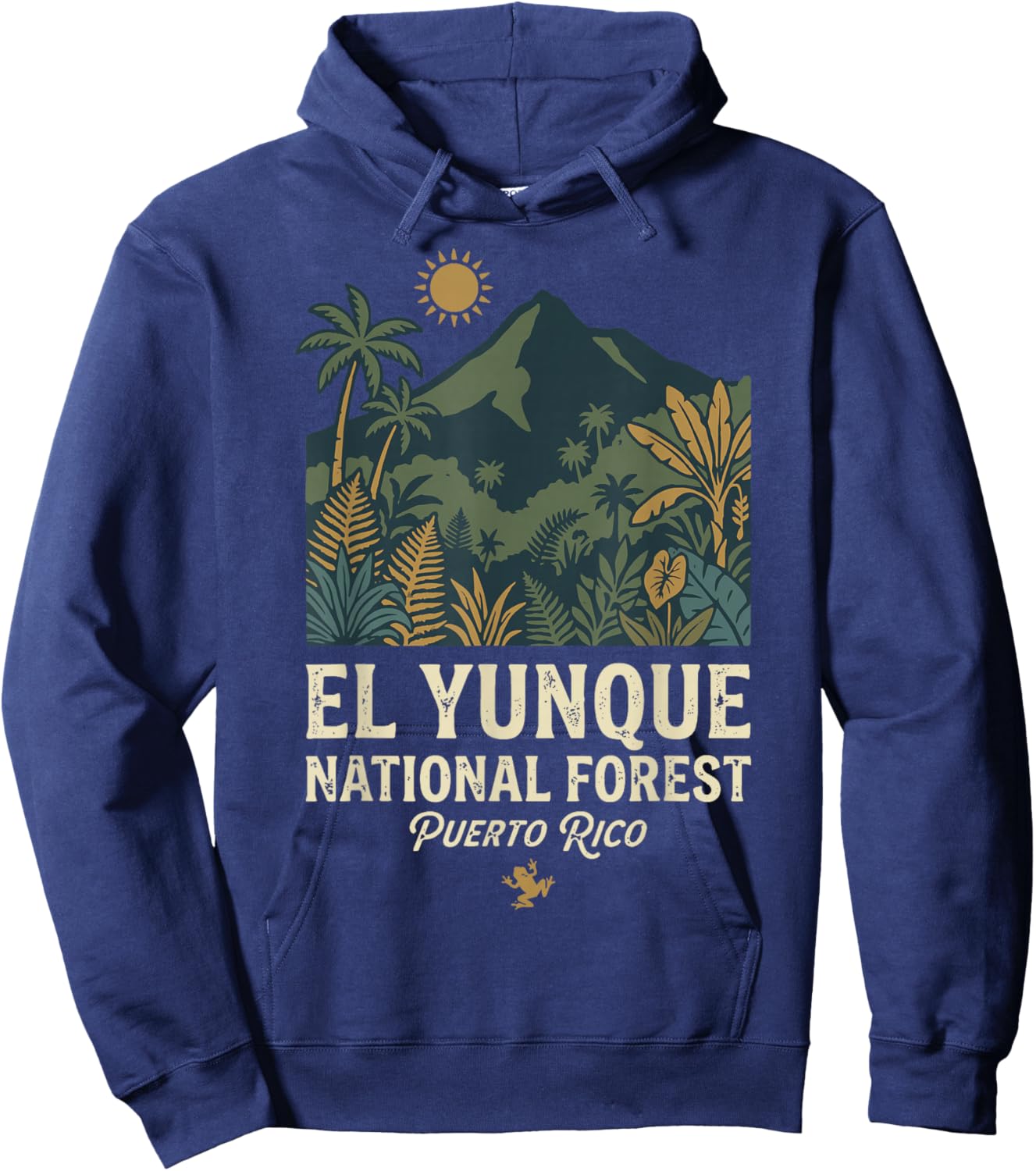 El Yunque National Forest Puerto Rico Hoodie - Hoodie | Navy