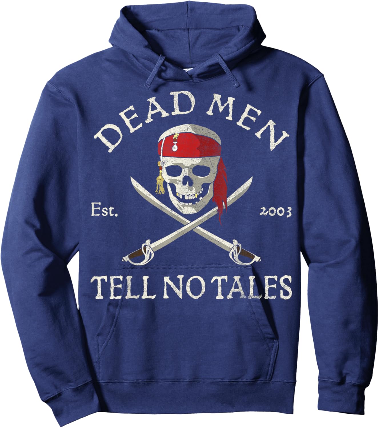Disney Pirates of the Caribbean Dead Men Tell No Tales Hoodie - Hoodie | Navy