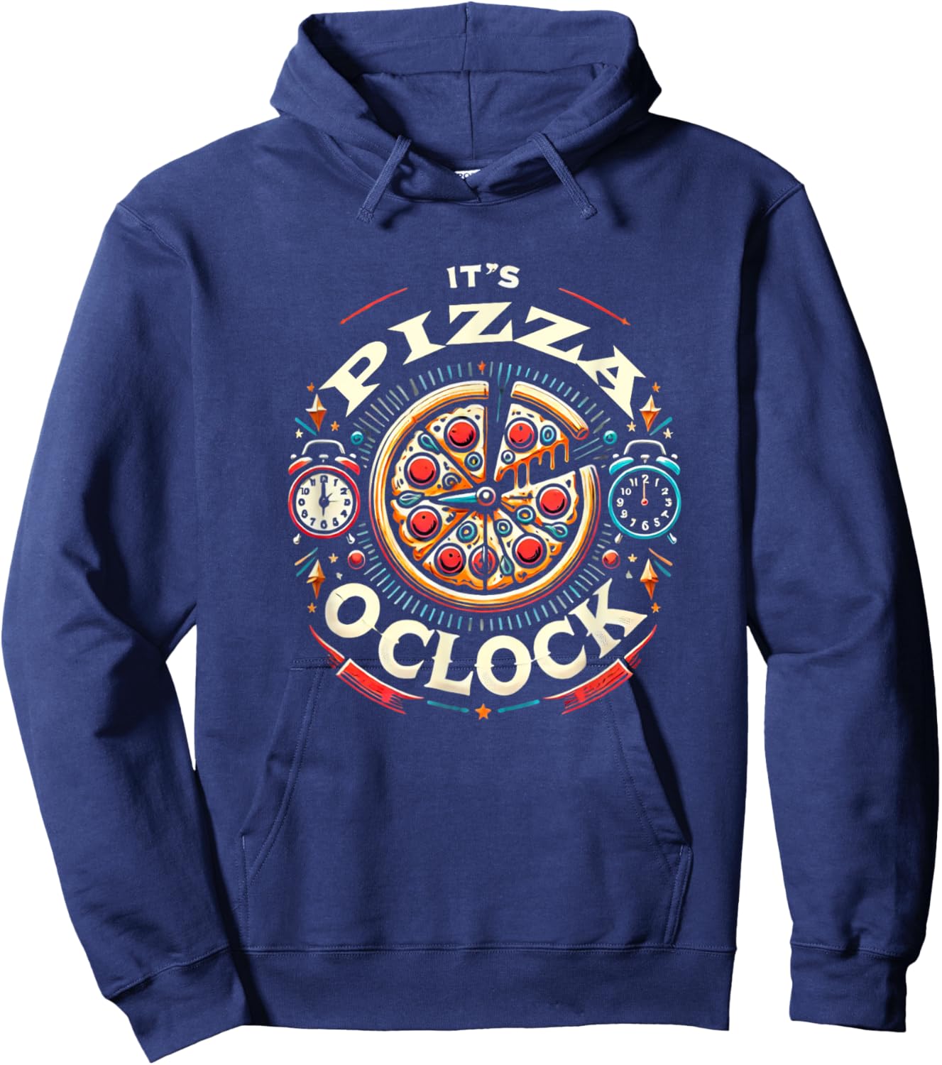 Funny Pizza Lover Foodie Pizza Pun Pizza Hoodie - Hoodie | Navy