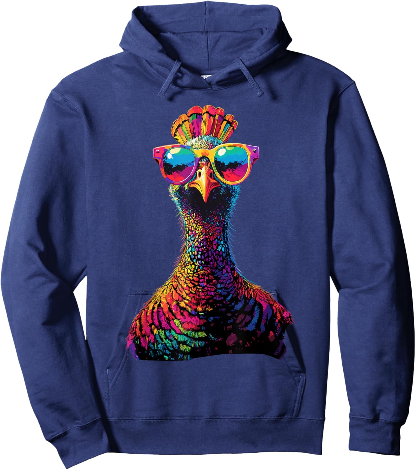Turkey Chicken Bird Turkeys Pheasant Turkey Hoodie - Hoodie | Navy