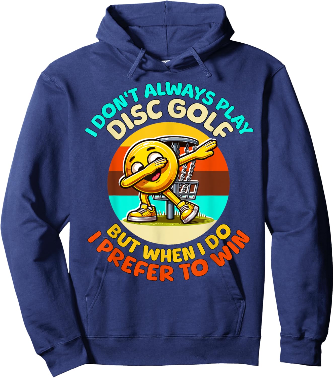 Disc Golf Player Disc Golf Hoodie - Hoodie | Navy