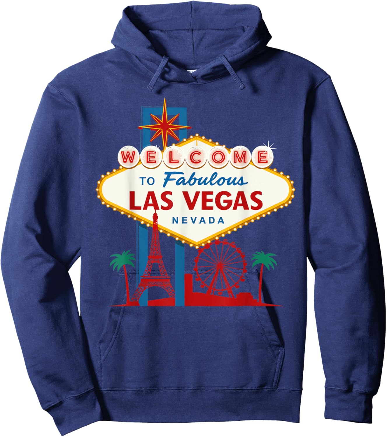New I Love LAS VEGAS Shirts Women Holidays in Vegas Hoodie - Hoodie | Navy