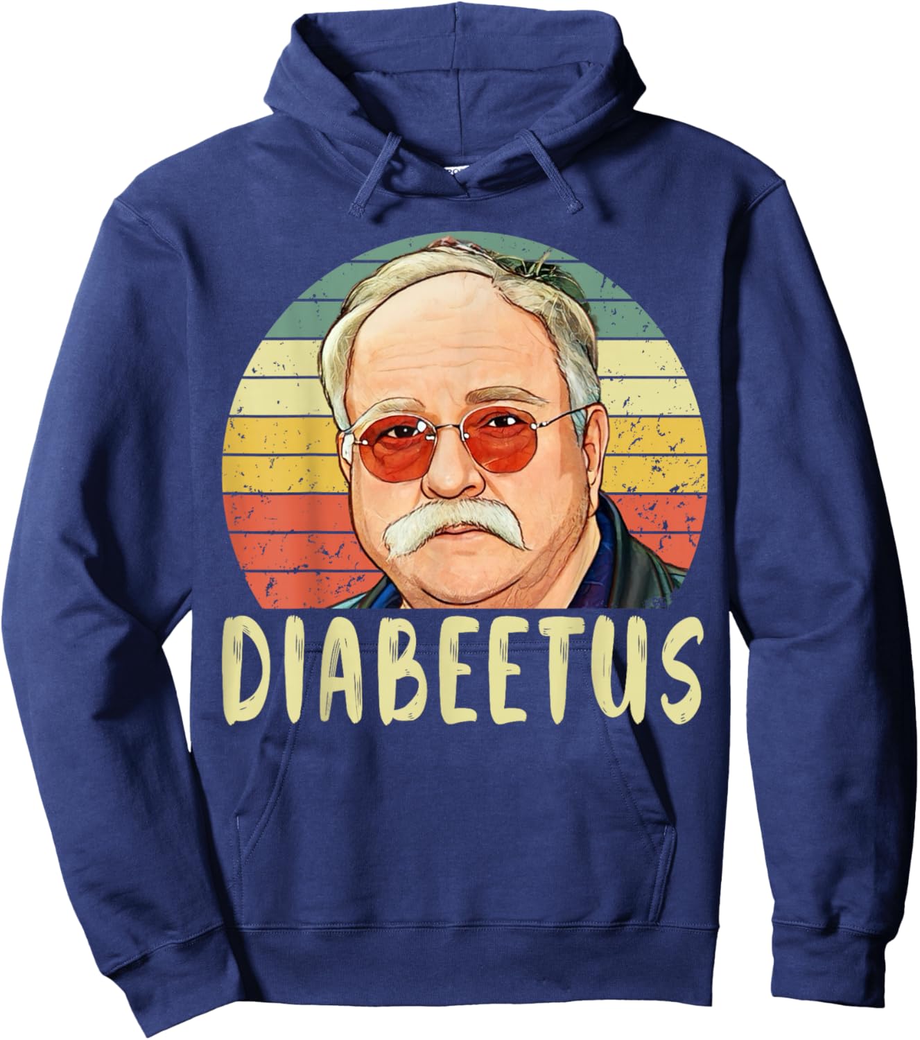 Funny Diabetic Diabetes Type 1 2 Awareness Pancreas Humor Hoodie - Hoodie | Navy