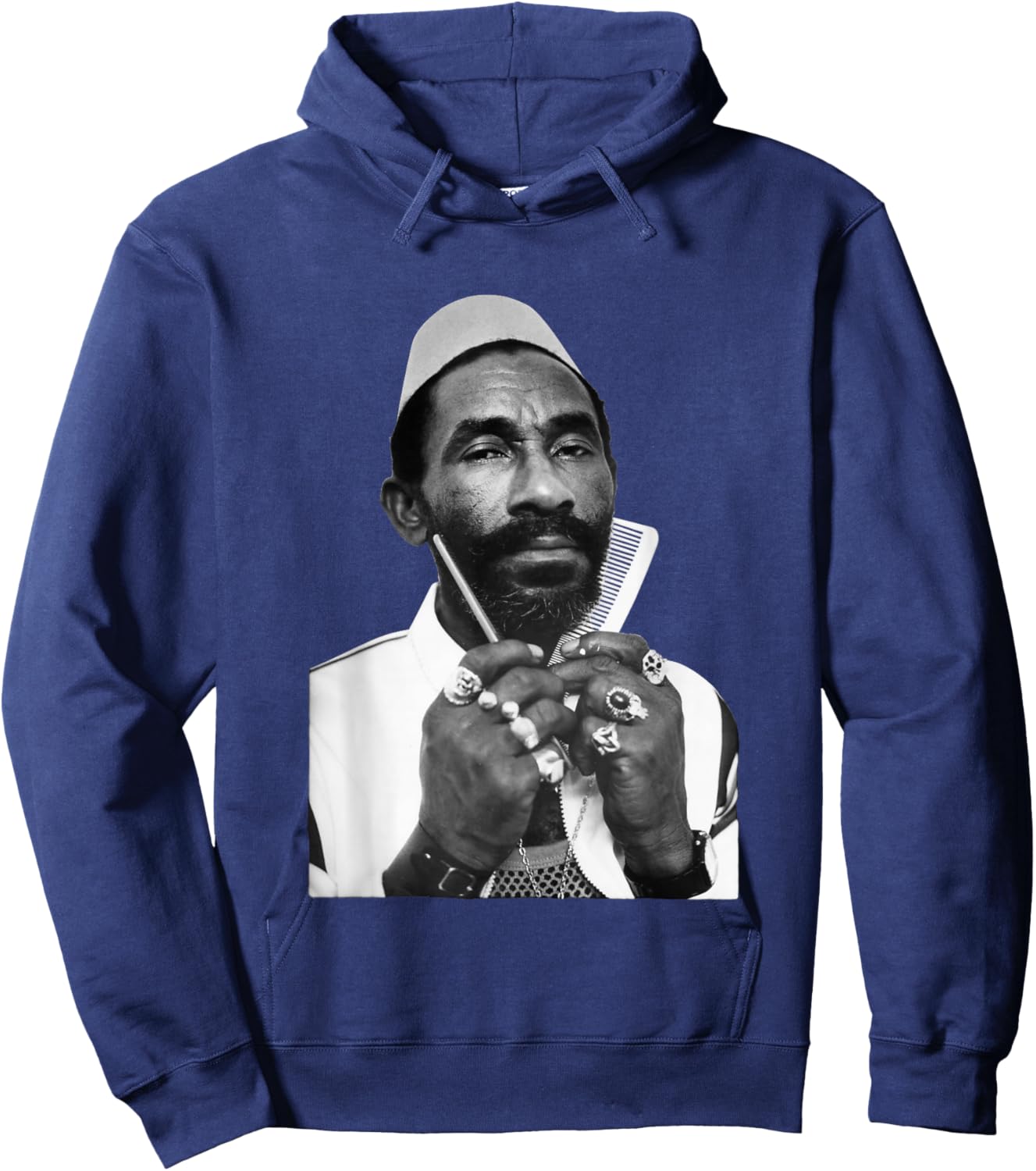 Jamaican Musician Lee Scratch Perry Hacienda Stephen Wright Hoodie - Hoodie | Navy