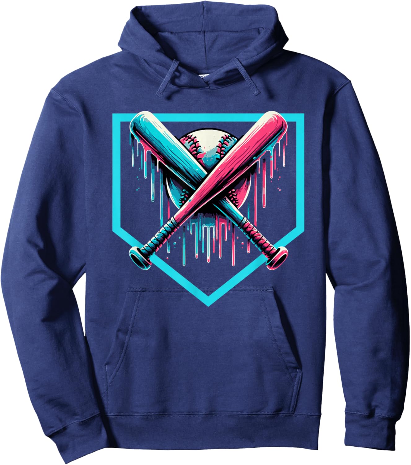 Drip Boys Baseball Bat and Hoodie - Hoodie | Navy