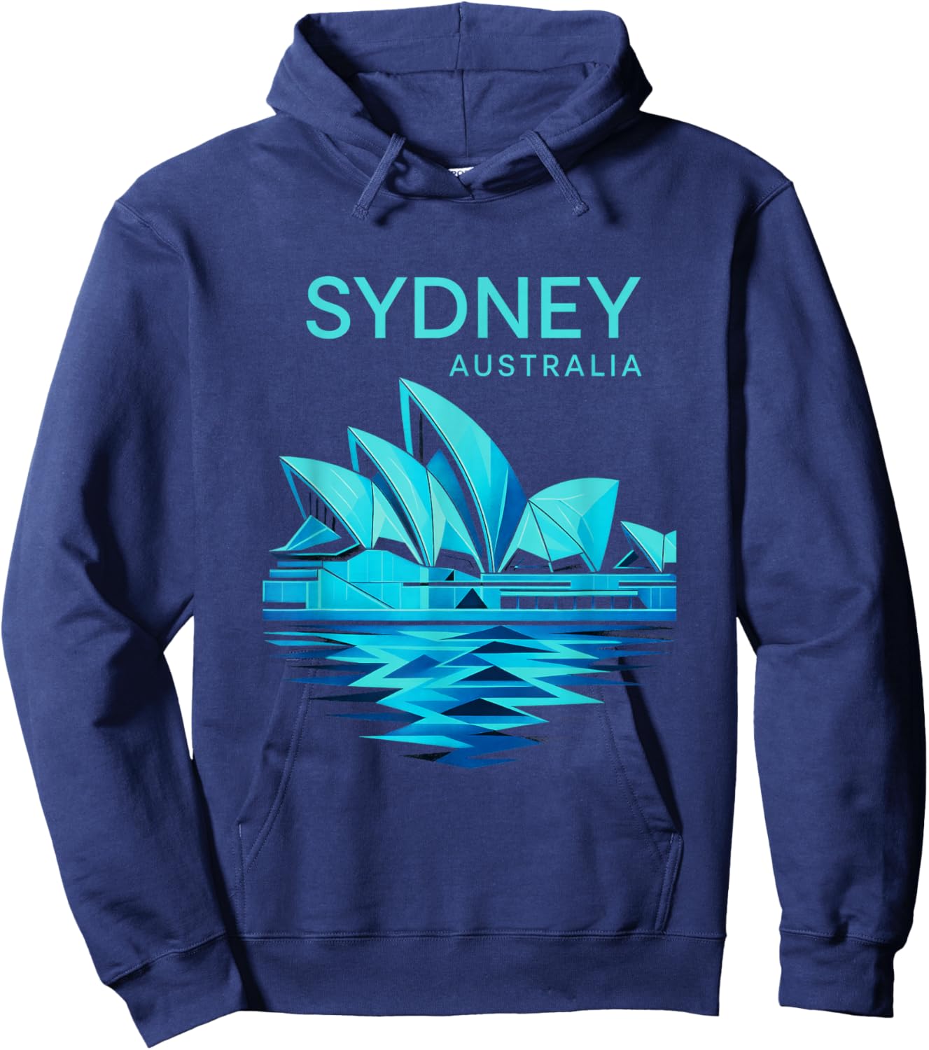 Sydney Australia - Opera House Architecture Hoodie - Hoodie | Navy