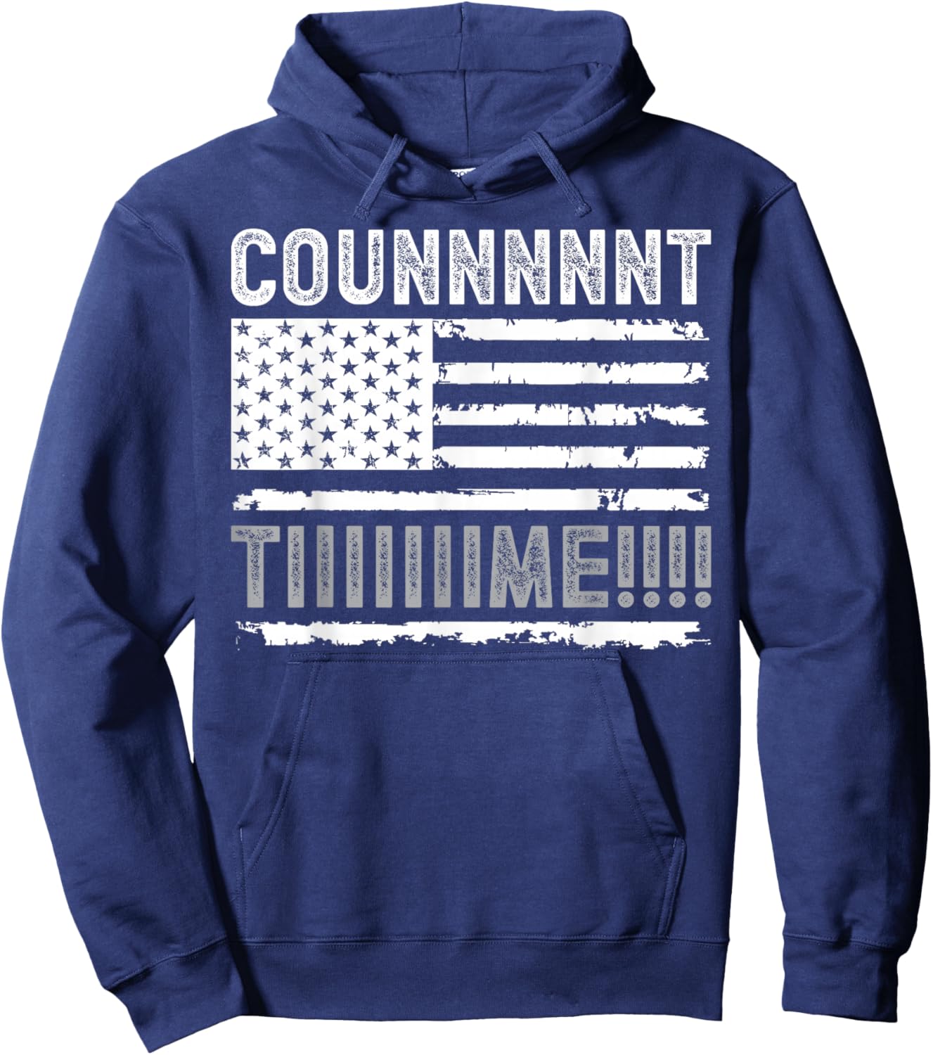 Count Time Corrections Officer Correctional Officer Hoodie - Hoodie | Navy