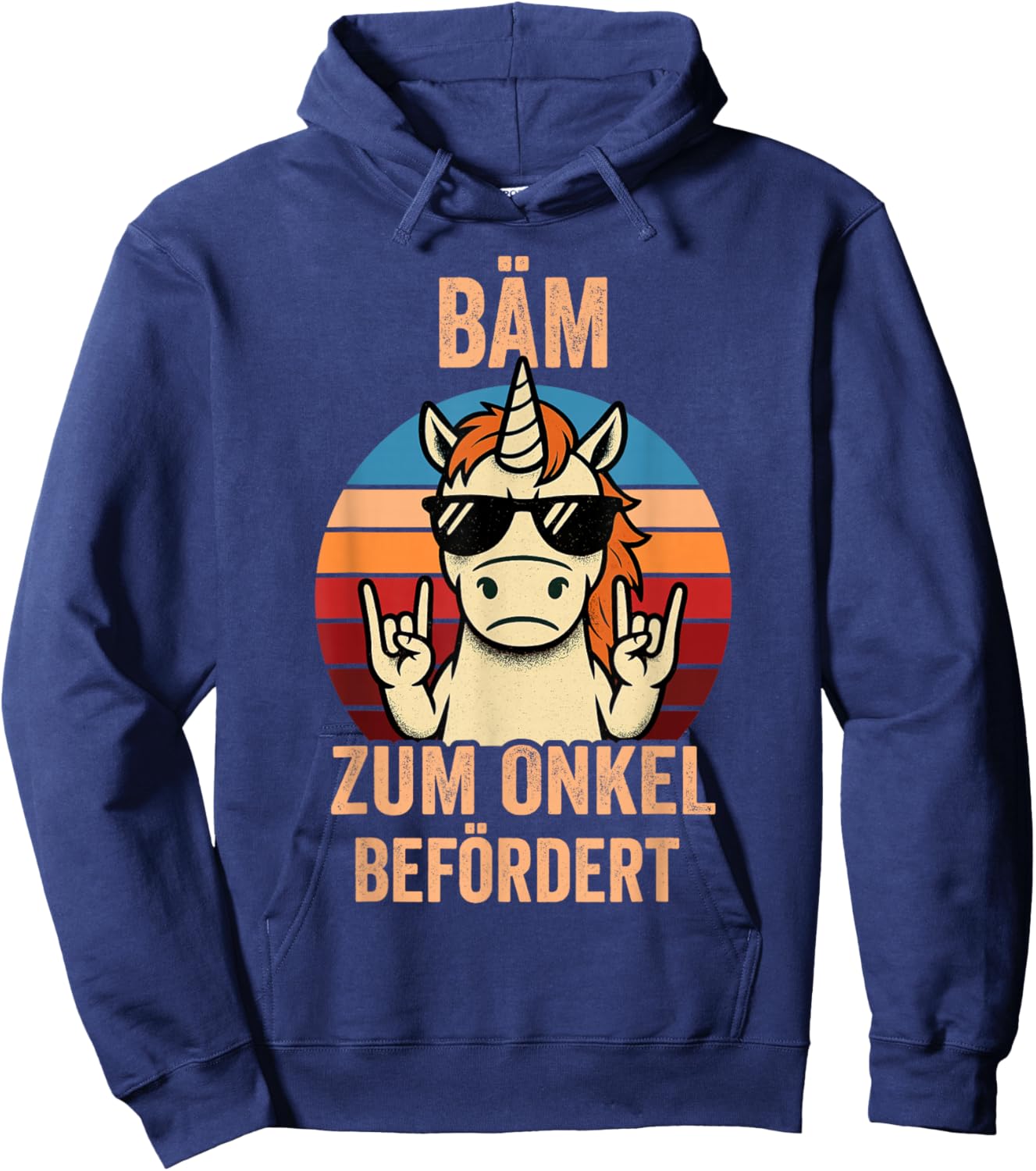 Zum Onkel Befördert 2026 2027 2028 Hoodie - Hoodie | Navy