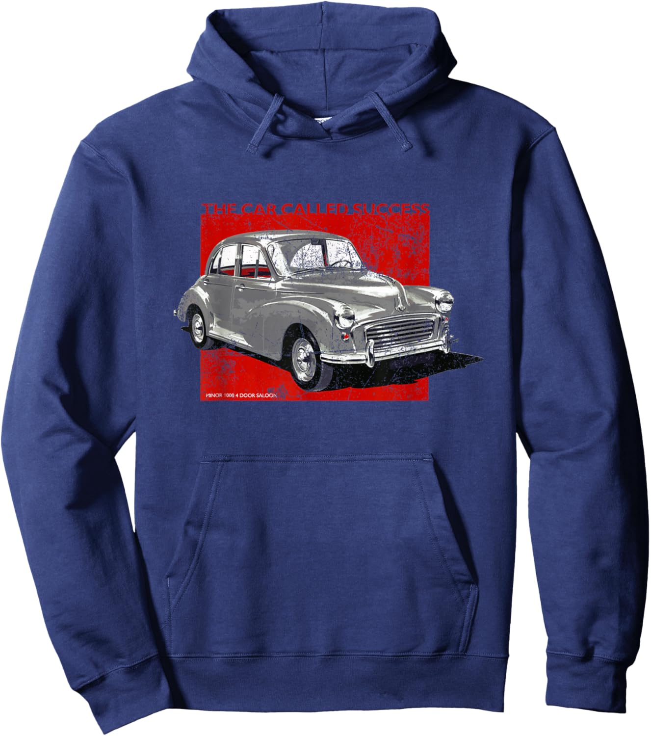 British Motor Morris Minor 1000 Hoodie - Hoodie | Navy