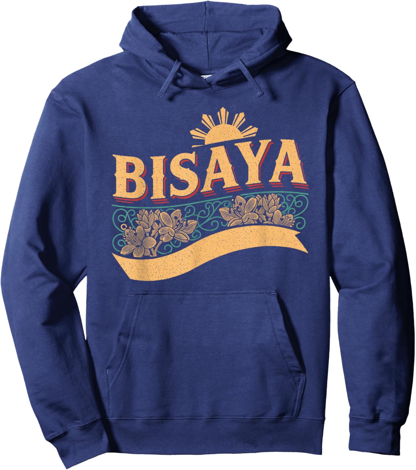 Bisaya Pride from Sugbo to Mindanao Cebuano Island Hoodie - Hoodie | Navy