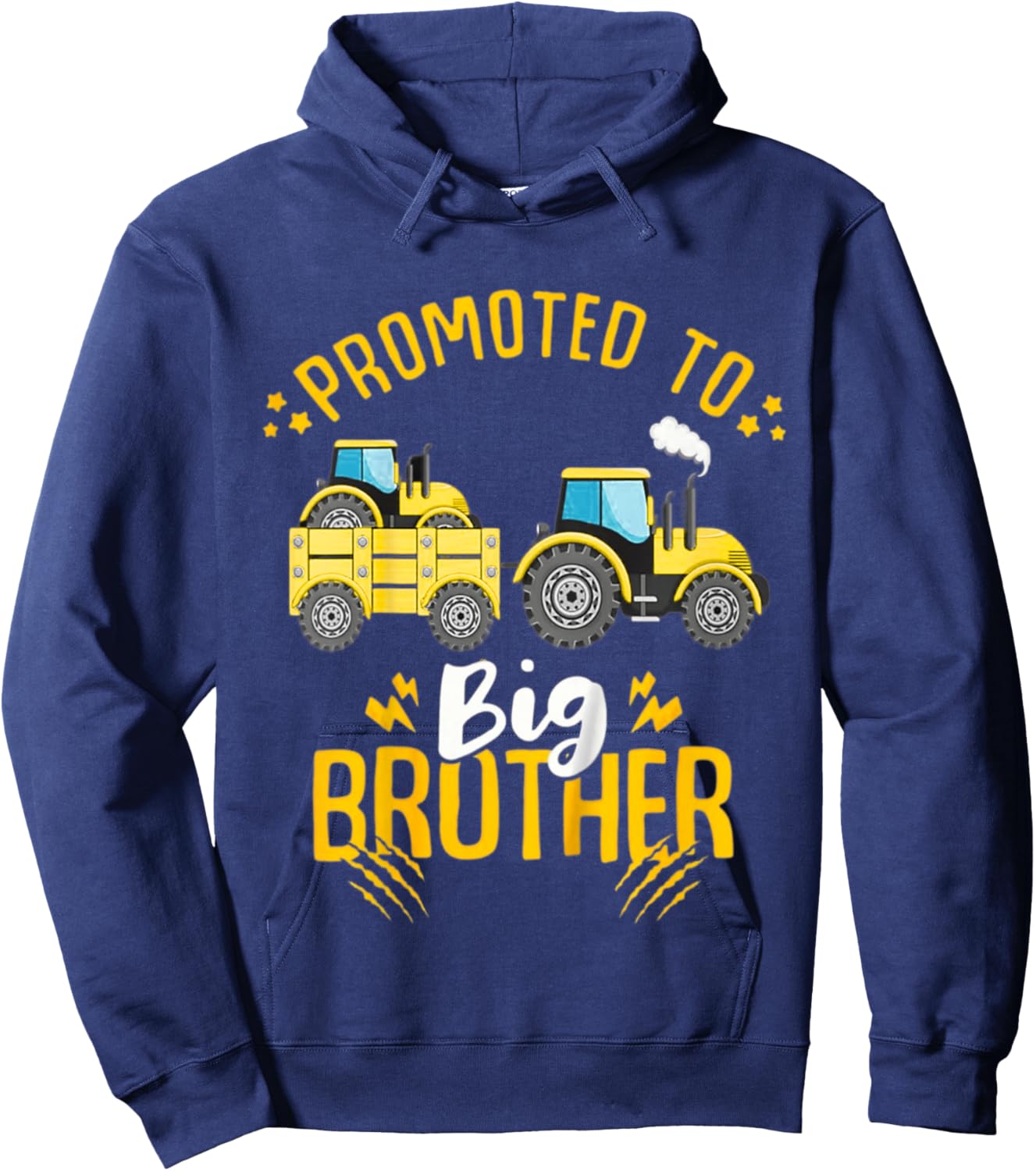 Kids Promoted to Big Brother 2027 Hoodie - Hoodie | Navy