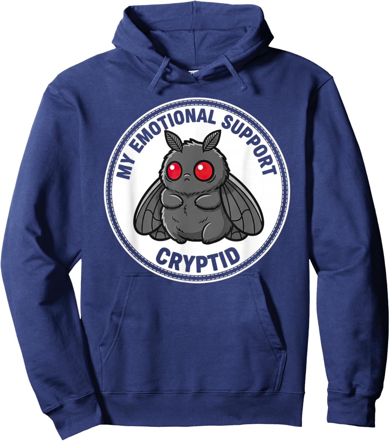 Cute Mothman My Comfort Cryptid Hoodie - Hoodie | Navy
