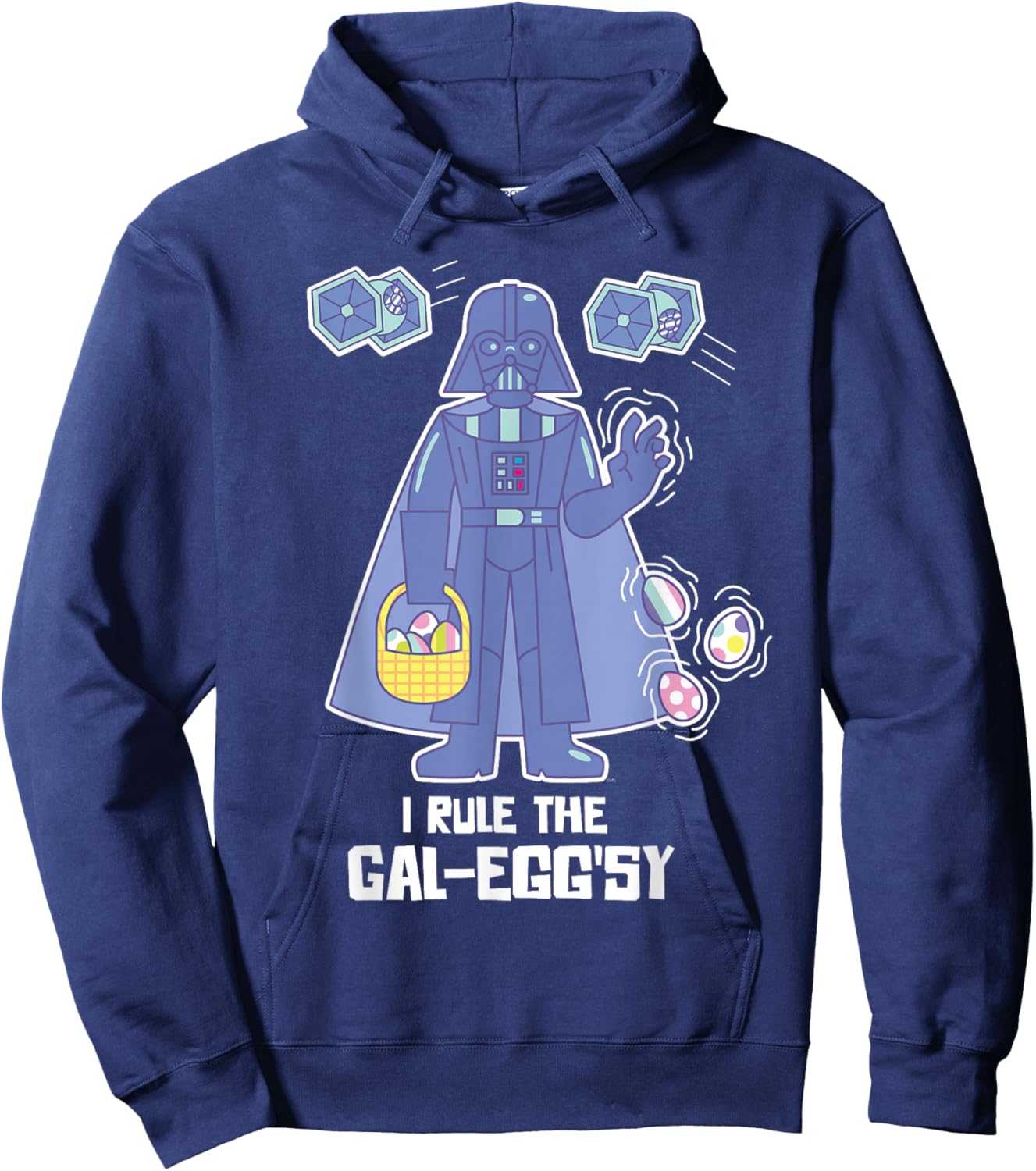 Star Wars Darth Vader I Rule the Gal-Egg’sy Funny Easter Hoodie - Hoodie | Navy