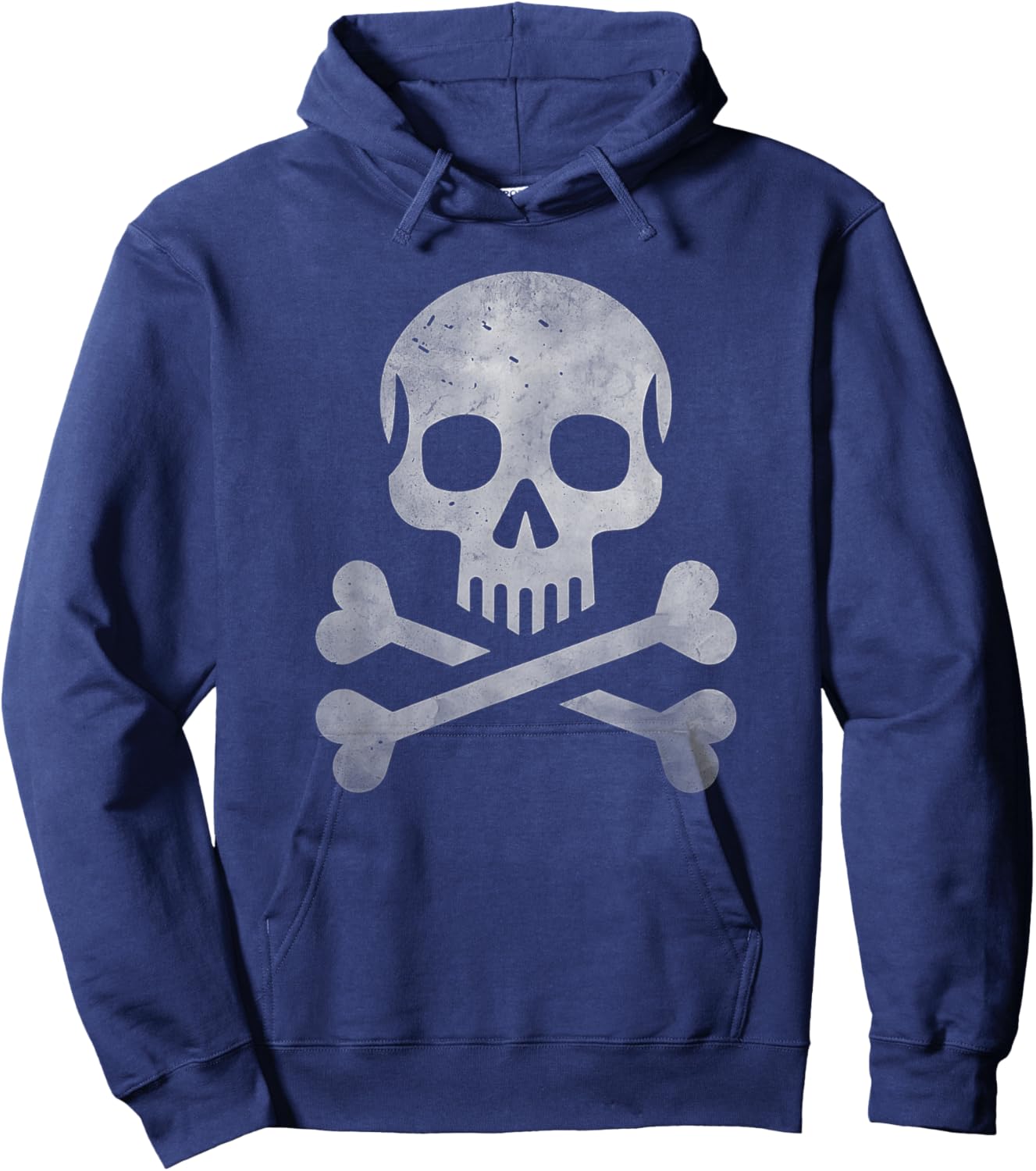 Jolly Roger Pirate Skull And Crossbones Flag Halloween Hoodie - Hoodie | Navy