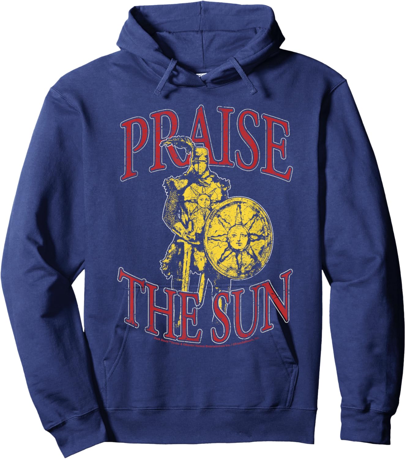 Dark Souls Praise the Sun Solaire of Astora Video Game Hoodie - Hoodie | Navy