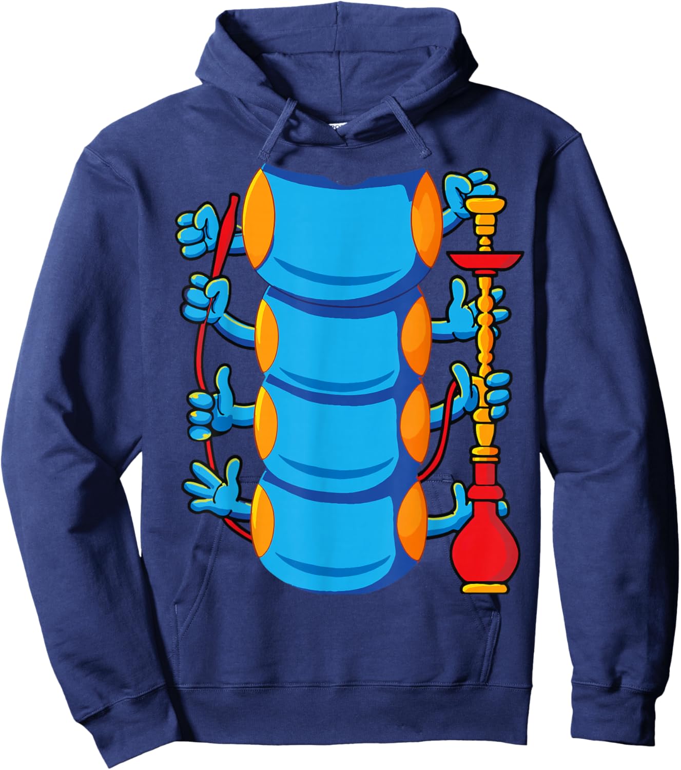 Halloween Costume Alice in Wonderland Caterpillar Hoodie - Hoodie | Navy