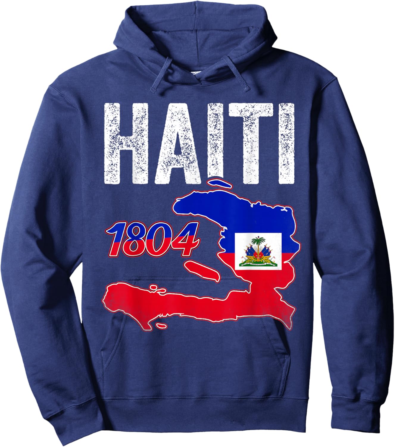 Haitian 1804 Flag Day Haiti Independence Day Men Women Kids Hoodie - Hoodie | Navy