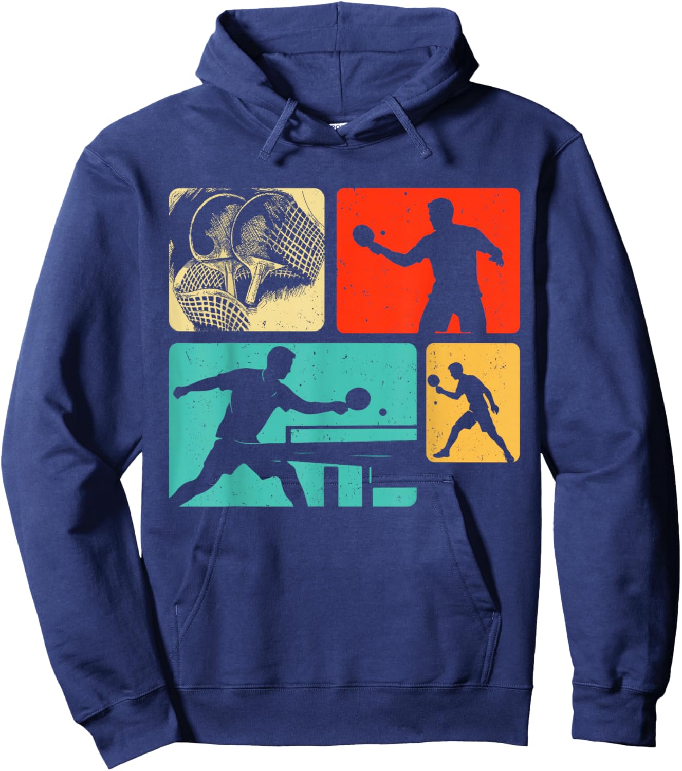 Tischtennis Geschenke für Kinder Herren Damen Jungen Männer Hoodie - Hoodie | Navy