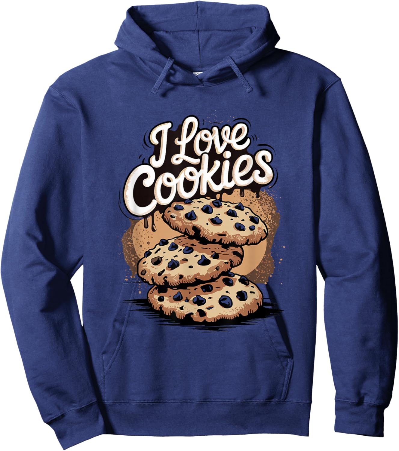 Cookie Baker Love I Love Cookies Hoodie - Hoodie | Navy