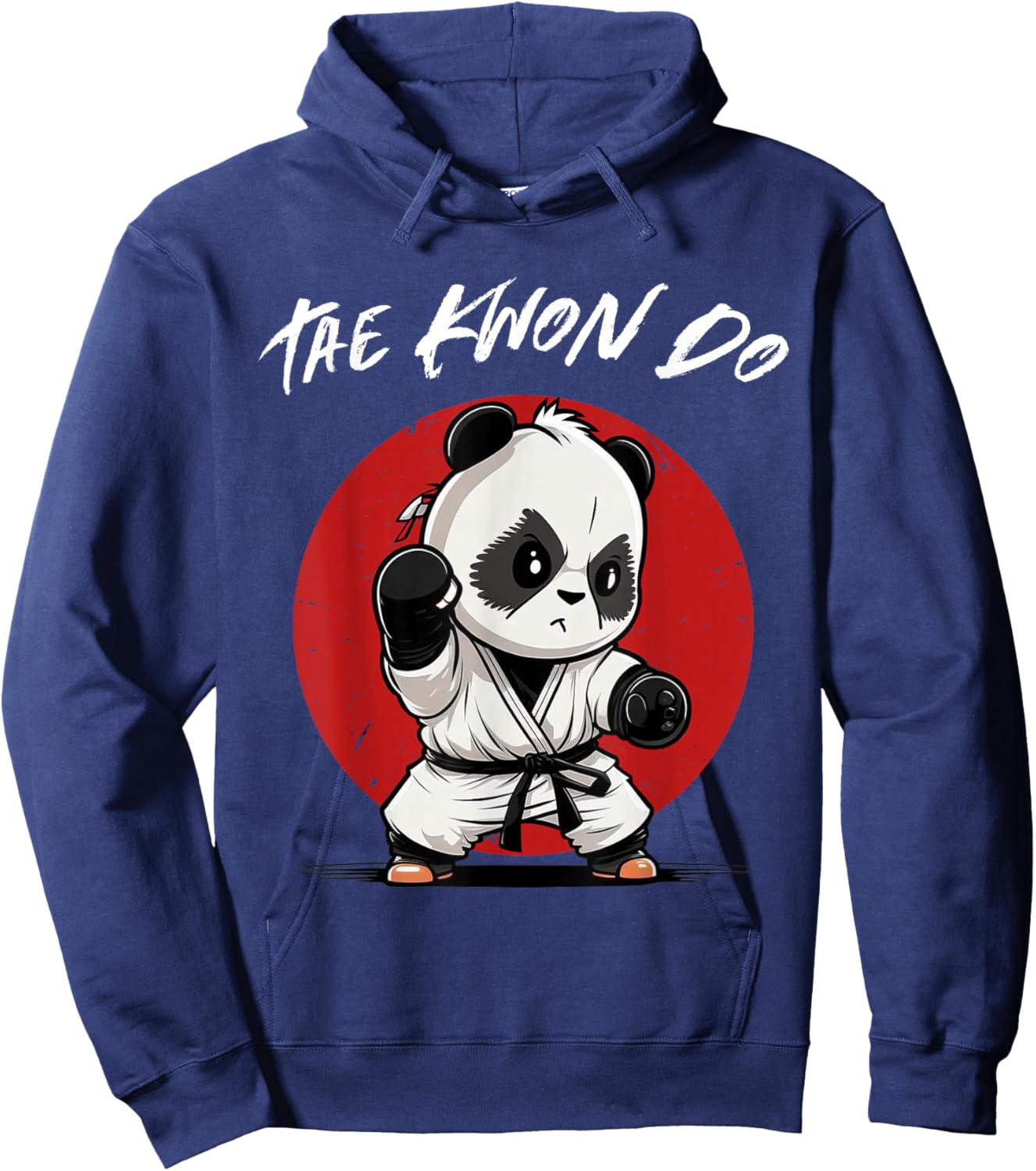 Cute Taekwondo Panda - Funny TKD Korean Martial Arts Hoodie - Hoodie | Navy