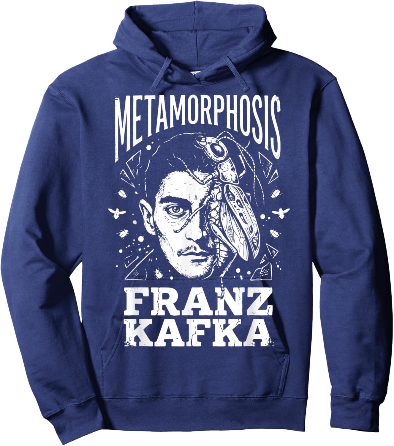 Franz Kafka Metamorphosis Hoodie - Hoodie | Navy