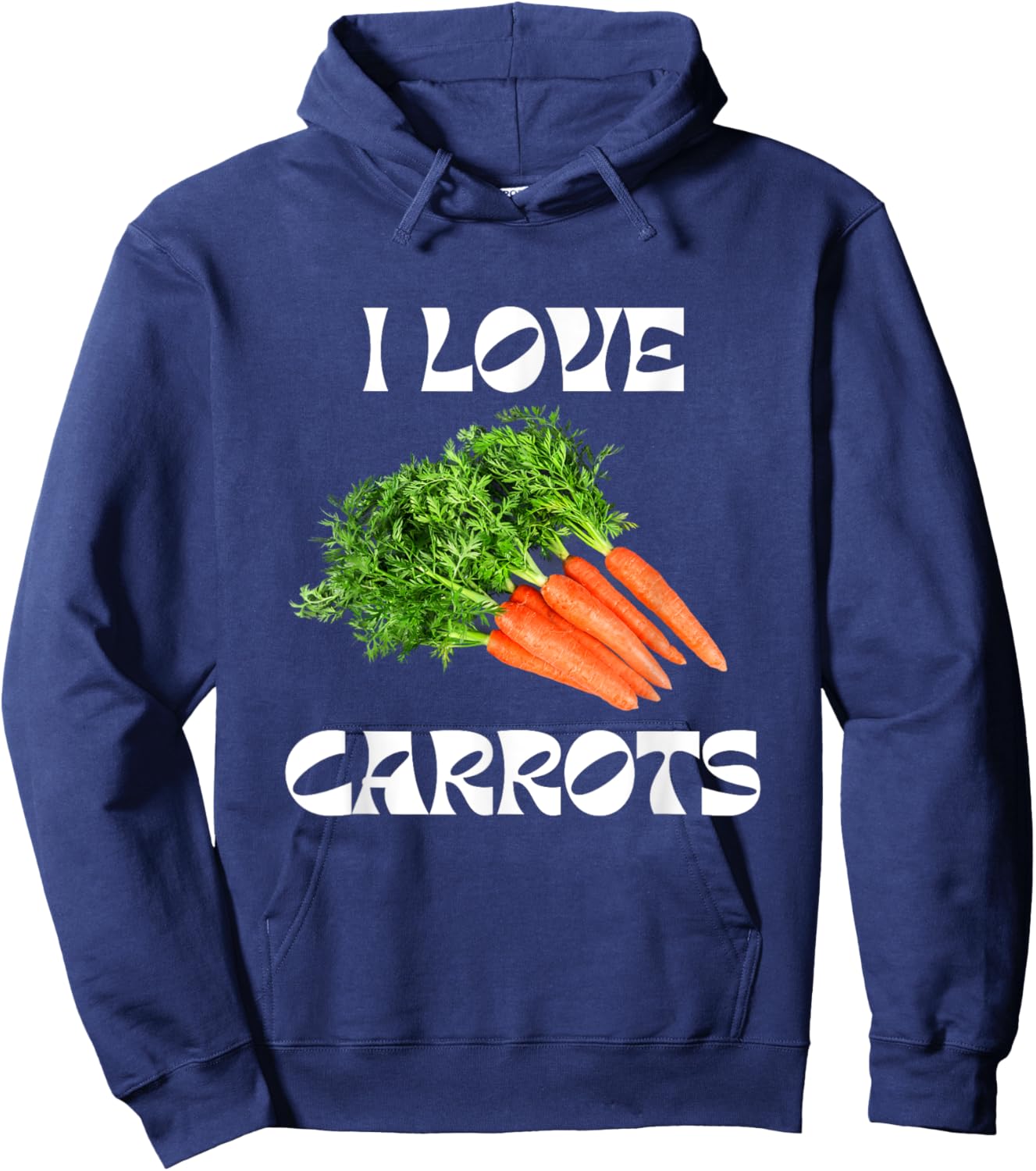 I Love Carrots Hoodie - Hoodie | Navy