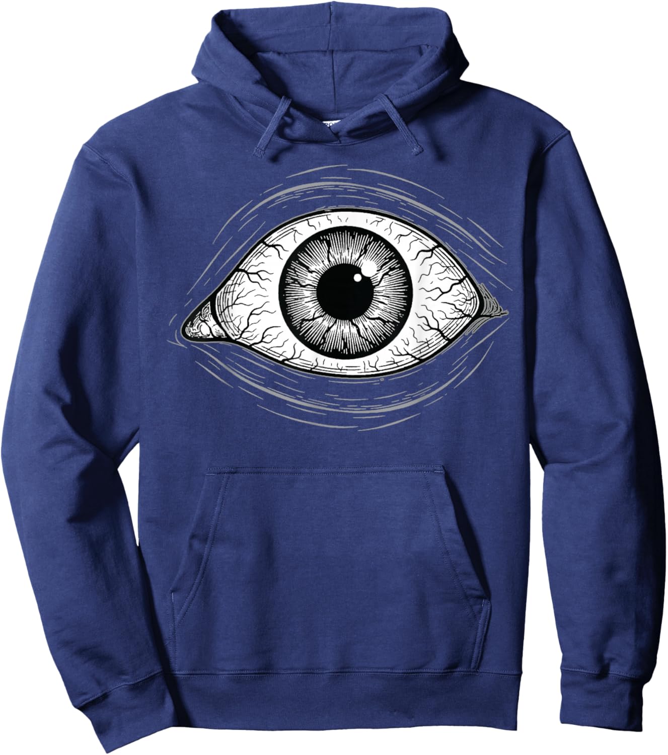 Halloween Eyeball All Seeing Eye Spooky Season Scary Costume Hoodie - Hoodie | Navy