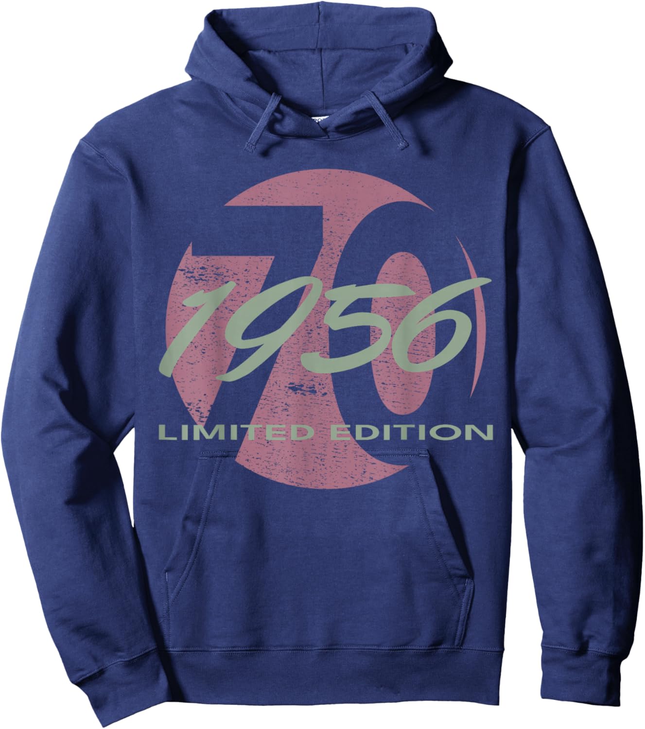 70. Geburtstag Mann Frau 70 Jahre 1956 Lustig Geschenk Hoodie - Hoodie | Navy