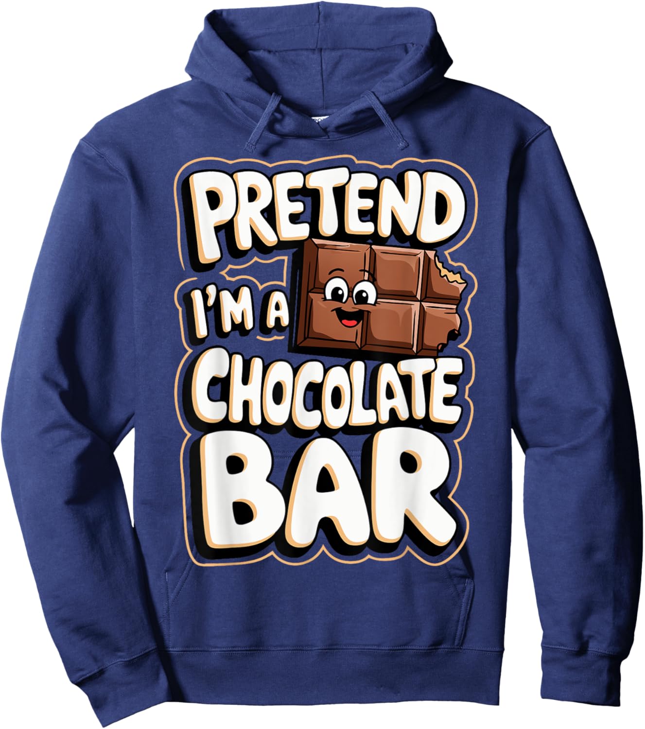 Pretend I'm A Chocolate Bar Hoodie - Hoodie | Navy