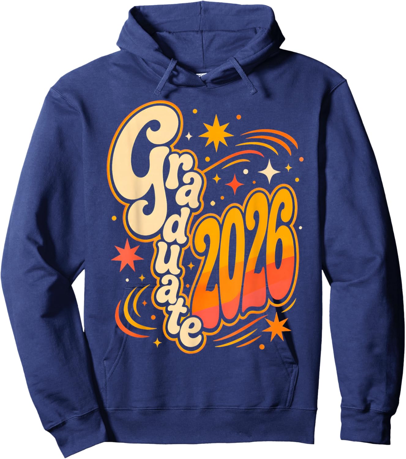 Graduate Class of 2026 Graduation Senior 2026 Grad Student Hoodie - Hoodie | Navy