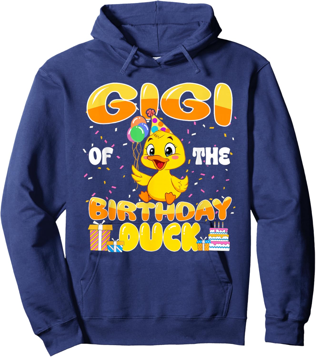 Gigi of The Birthday Duck Boy Rubber Duck Bday Family Hoodie - Hoodie | Navy