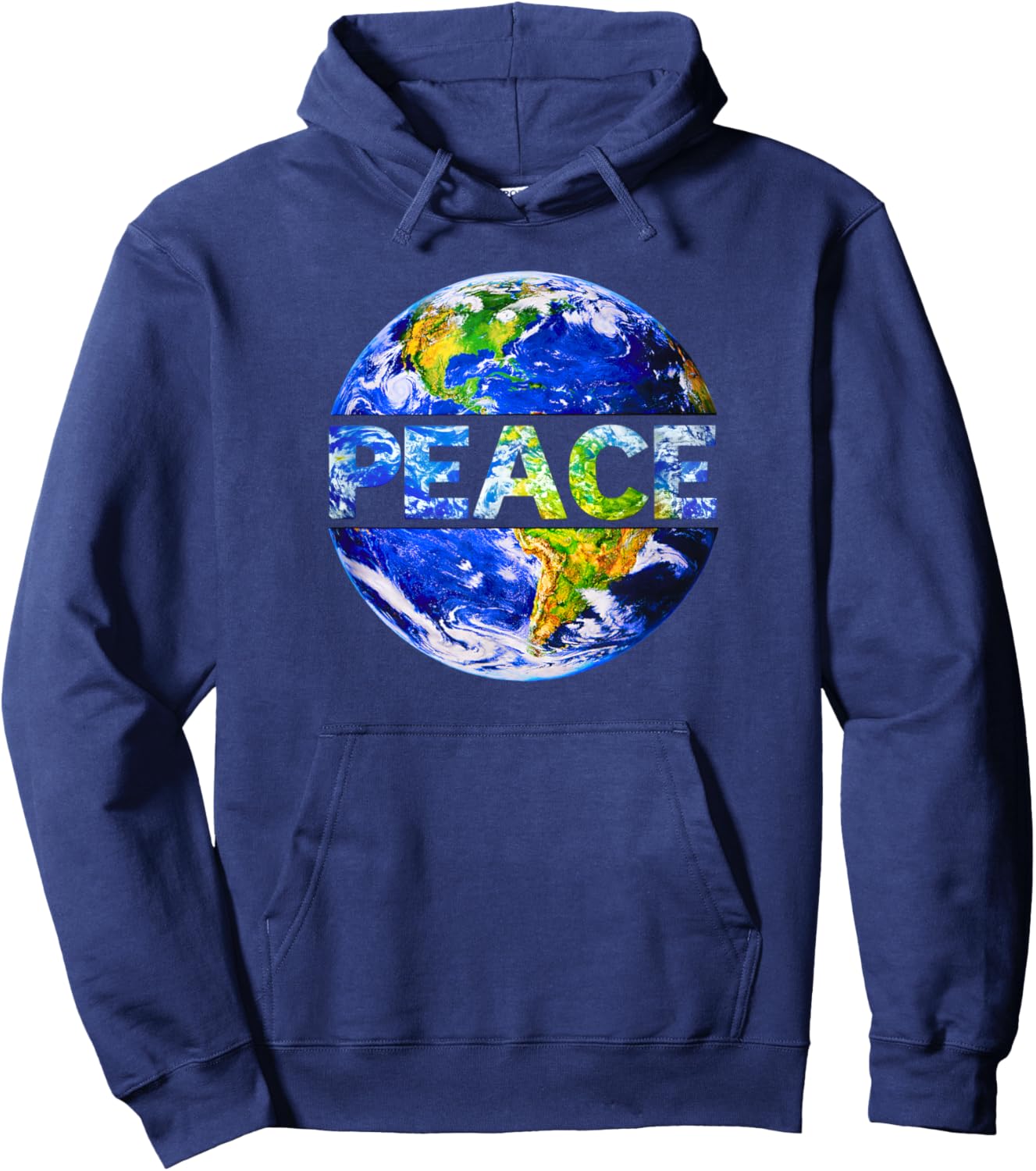 Peace Earth World Peace for Unity Love Humanity Hoodie - Hoodie | Navy