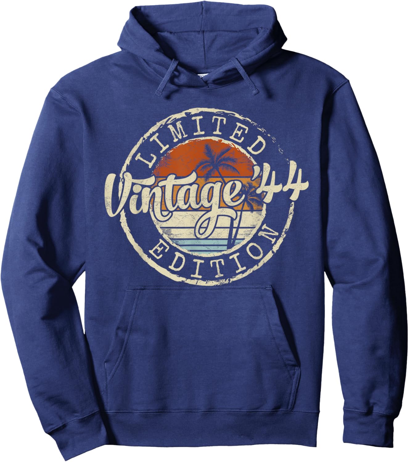 Vintage 1944 81st Birthday Gifts Women 81 Year Old Hoodie - Hoodie | Navy