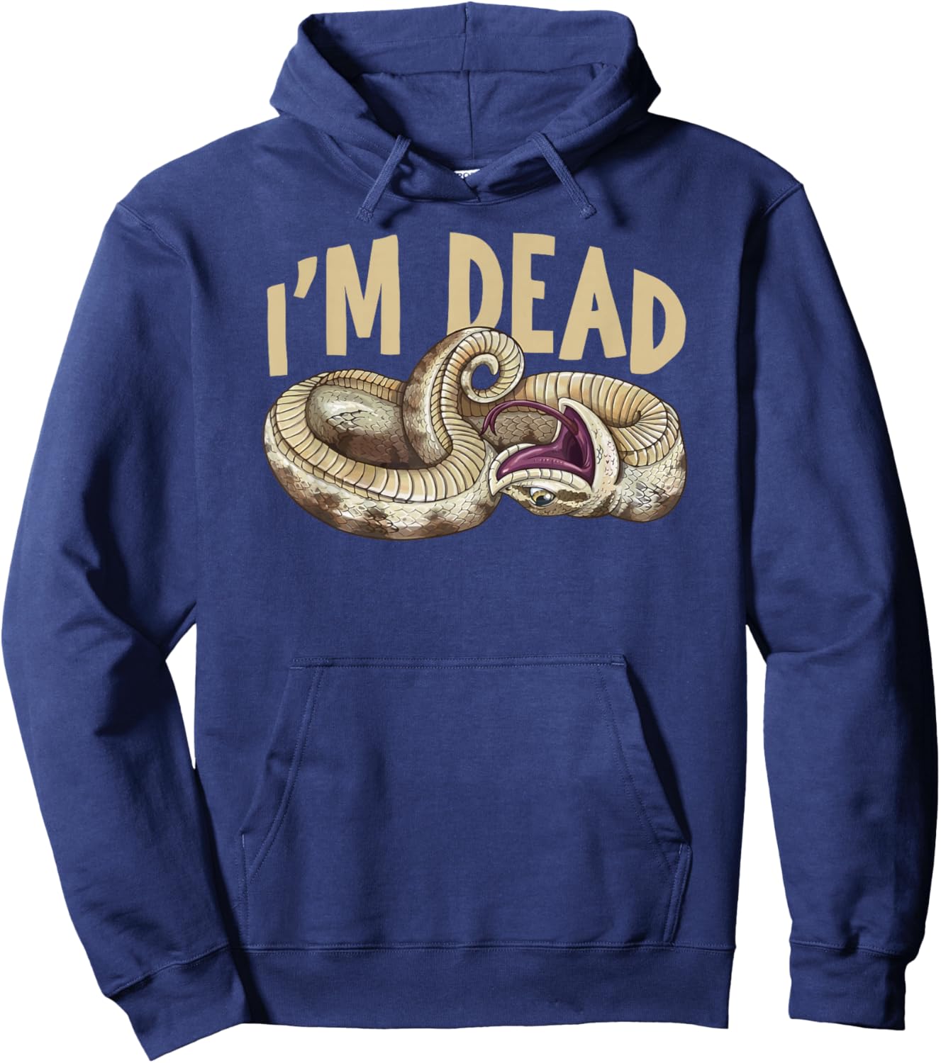 Funny Hognose Snake Owner Hognose Snake Lover Hoodie - Hoodie | Navy