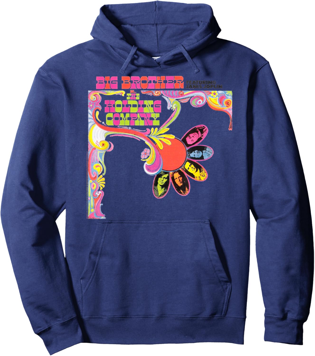 Big Brother and the Holding Company featuring Janis Joplin Hoodie - Hoodie | Navy