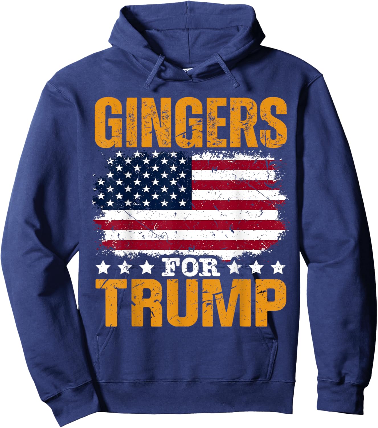 Gingers for Trump Patriotic Hoodie - Hoodie | Navy